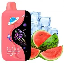 Одноразовая электронная сигарета Elf Bar GH Pro Watermelon Ice (Арбуз Лед) (33000 Затяжек)